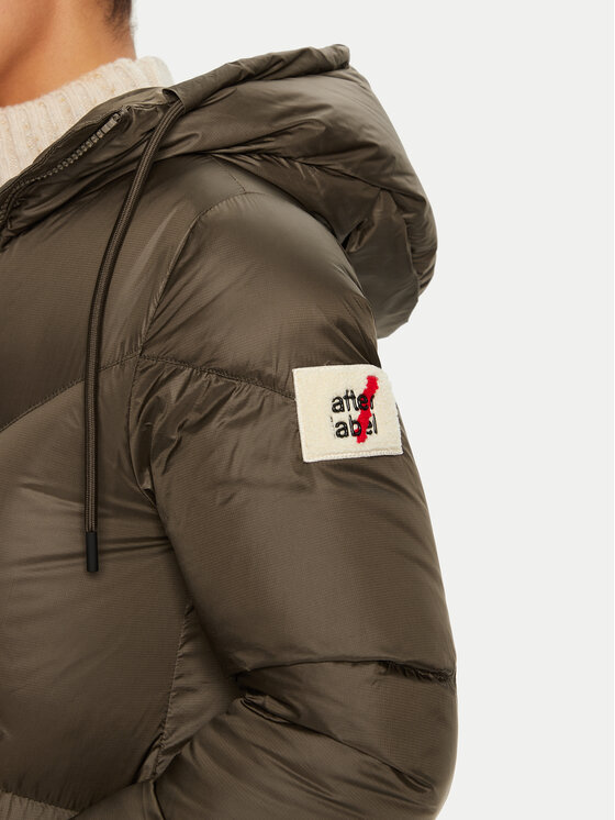 After Label After Label Geacă din puf Vienna A00029 Verde Regular Fit
