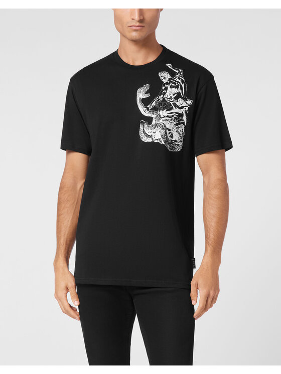PHILIPP PLEIN PHILIPP PLEIN T-Shirt 9421 Czarny Regular Fit