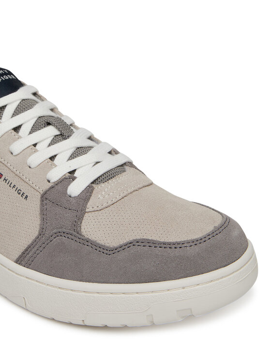 Tommy Hilfiger Tommy Hilfiger Laisvalaikio batai Basket Core Lite Suede FM0FM05519 Smėlio