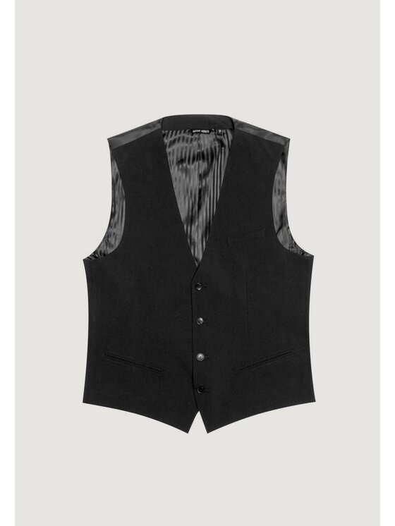 Antony Morato Antony Morato Γιλέκο MMVS00009-FA600255 Μαύρο To Fit