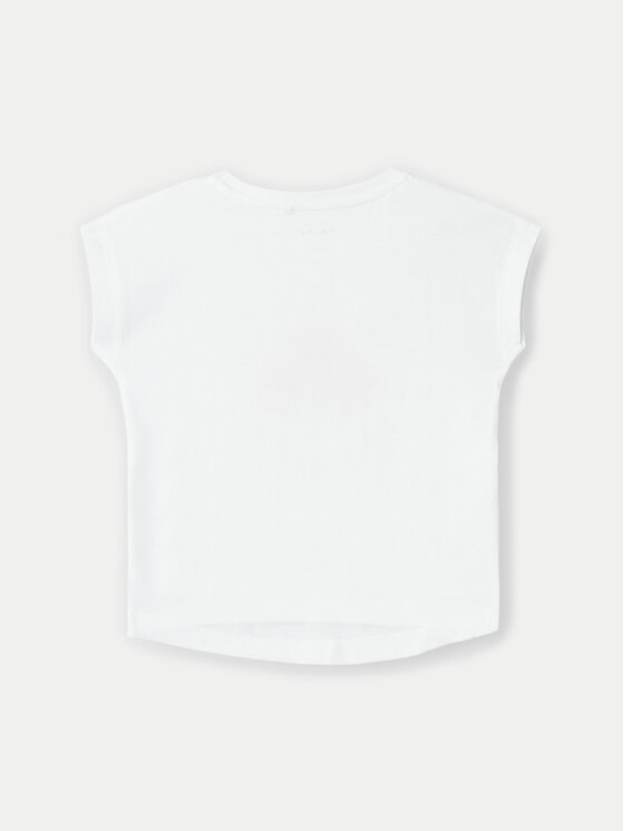NAME IT NAME IT T-Shirt Vigea 13228175 Biały Regular Fit