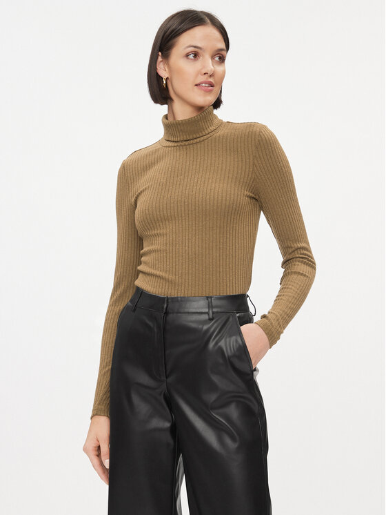 ONLY ONLY Поло 15307687 Кафяв Regular Fit