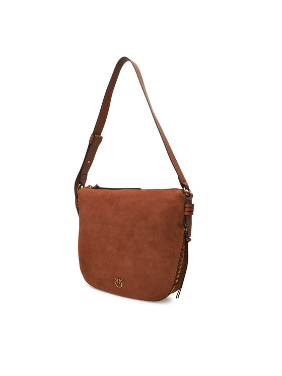 PINKO PINKO Kabelka Hobo Zip Around Classic Al 25-26 PLTT 105113 A2JH Hnědá