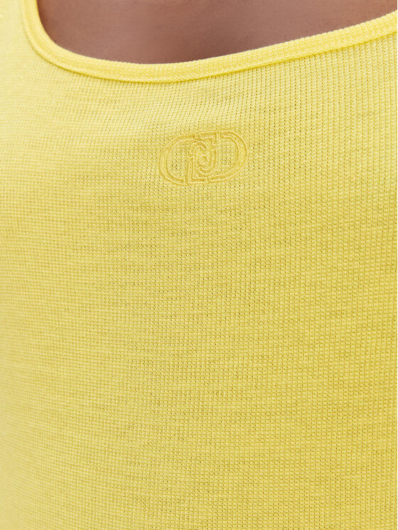Liu Jo Sport Liu Jo Sport Top TA6173 J3845 Galben Regular Fit