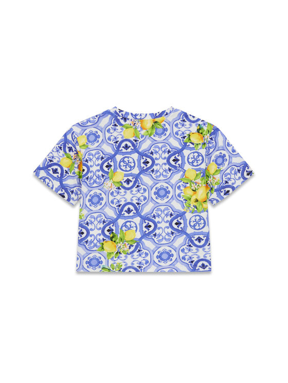 Guess Guess T-Shirt J6GI03 K6YW4 Modrá Relaxed Fit