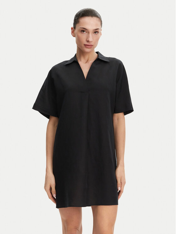 Calvin Klein Calvin Klein Rochie de zi K20K208382 Negru Relaxed Fit