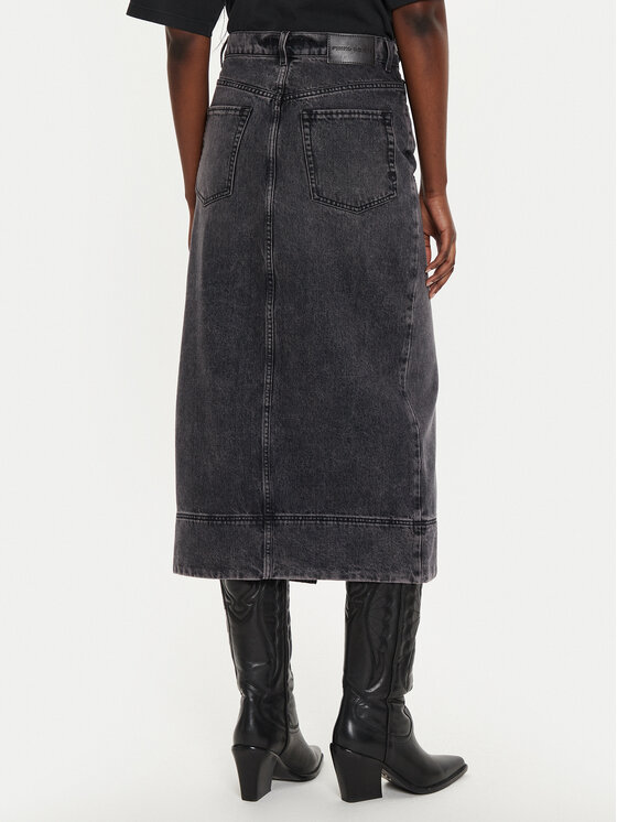 PINKO PINKO Farmer szoknya Gregoriana Gonna 03903 A20U Fekete Regular Fit