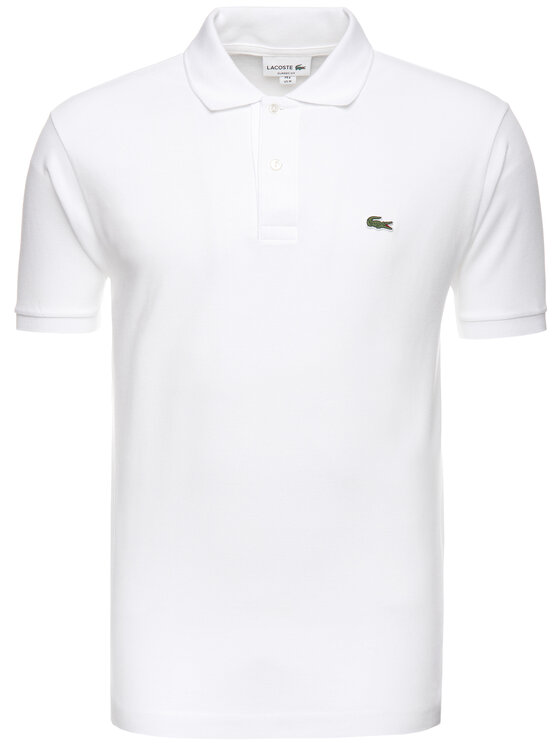 Lacoste Polo L1212 Bianco Classic Fit, taglia : 4