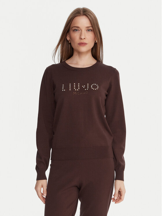 Liu Jo Liu Jo Pulover TF5248 MS63L Rjava Regular Fit