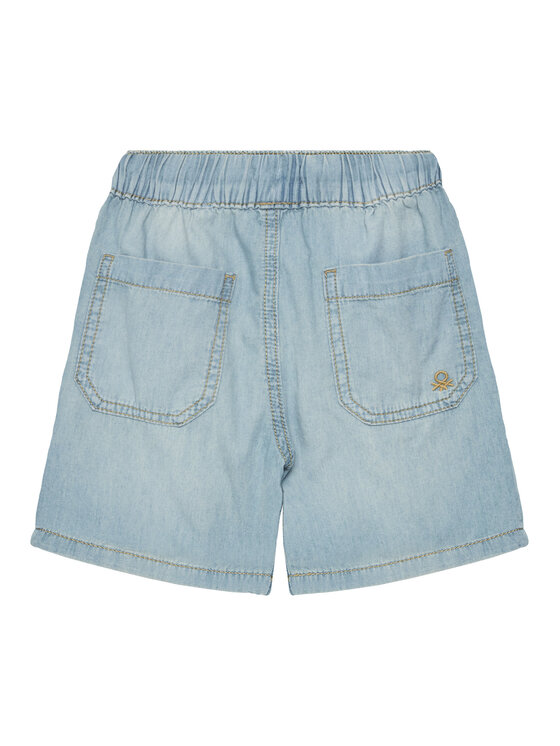 United Colors Of Benetton United Colors Of Benetton Jeans kratke hlače 4DHJG9034 Modra Regular Fit