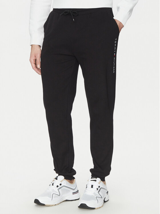 Tommy Hilfiger Teplákové nohavice UM0UM03348 Čierna Regular Fit