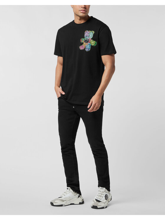 PHILIPP PLEIN PHILIPP PLEIN T-Shirt 25631 Czarny Regular Fit