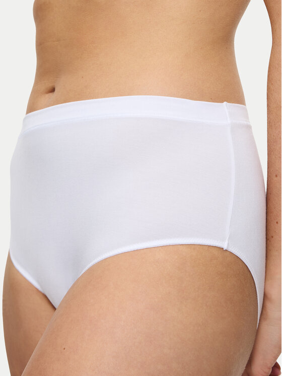 Triumph Triumph Mutande classiche a vita alta Sense Of Modal 10224787 Bianco