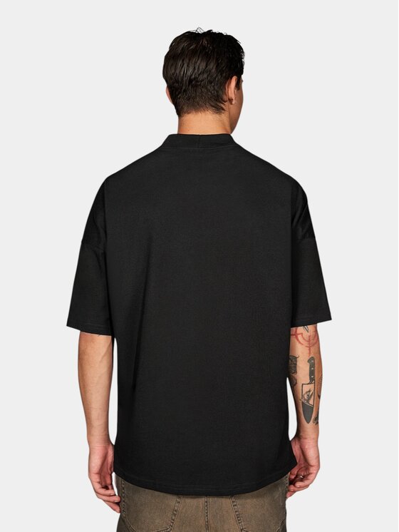 MADE BY SOCIETY MADE BY SOCIETY T-Shirt Zero F Given - T17970 Czarny Basic Fit