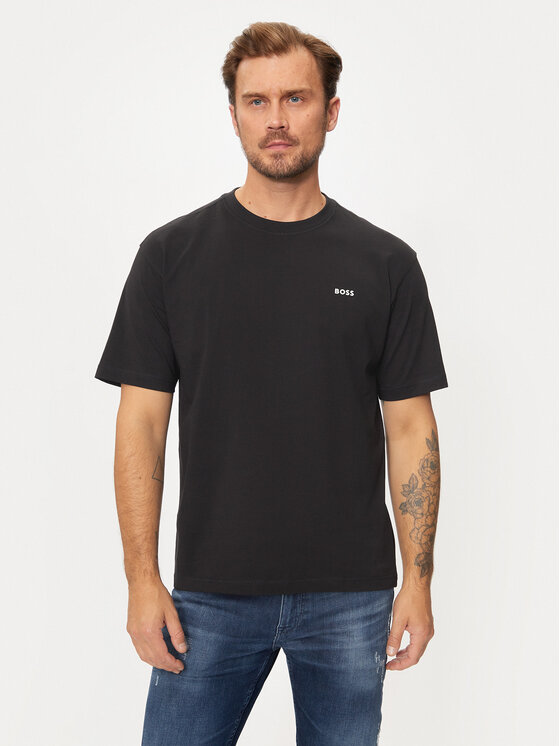 Boss T-shirt Te Galaxy 50528221 Nero Regular Fit, taglia : XXL