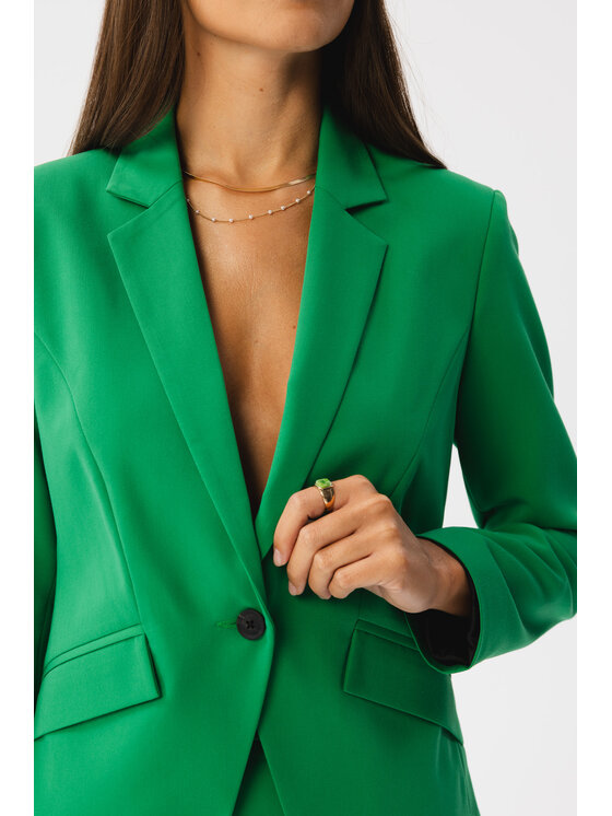 Stylove Stylove Marynarka S353 Zielony Modern Fit