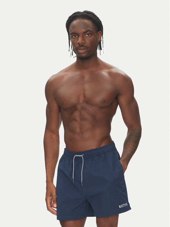 Mustang Mustang Badeshorts Oceanside 1016478 Dunkelblau Regular Fit