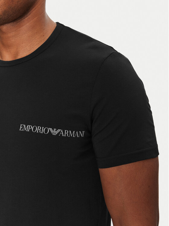 Emporio Armani Underwear Emporio Armani Underwear Komplet t-shirt majic﻿ EM000391 AF10779 MC108 Črna Regular Fit