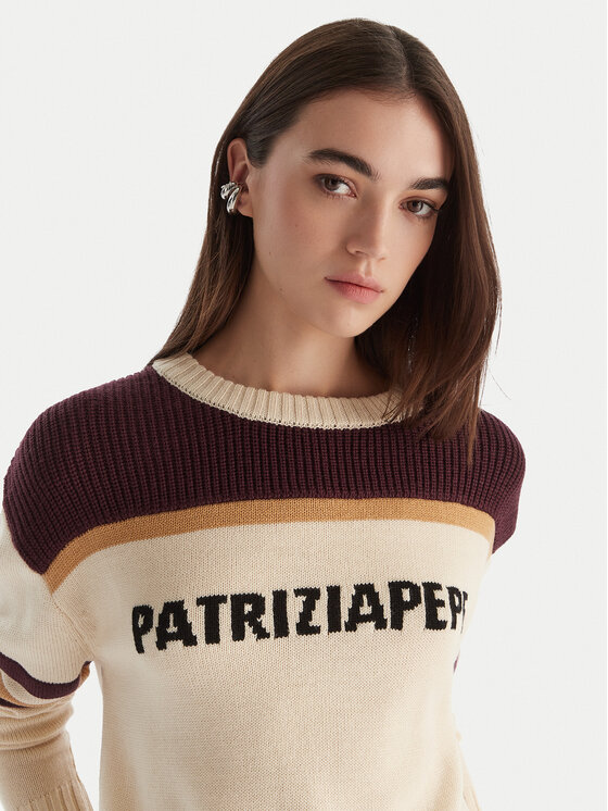 Patrizia Pepe Patrizia Pepe Пуловер 2K0352/K298-YA34 Екрю Regular Fit
