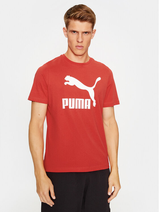 Puma Majica Classics Logo 530088 Rdeča Regular Fit