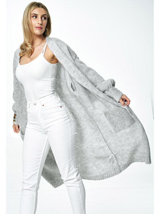 FIGL FIGLFIGL Maglione M889 Grigio Oversize