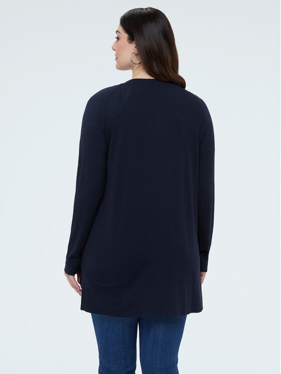 Fiorella Rubino Fiorella Rubino Kardigan M083L008355N034 Niebieski Slim Fit