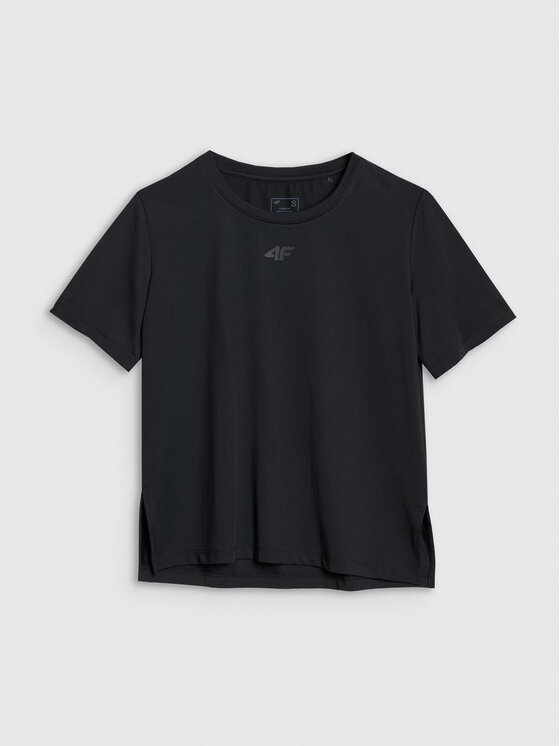4F 4F Funkčné tričko 4FWMM00TFTSF1829-20S Čierna Overshirt Fit