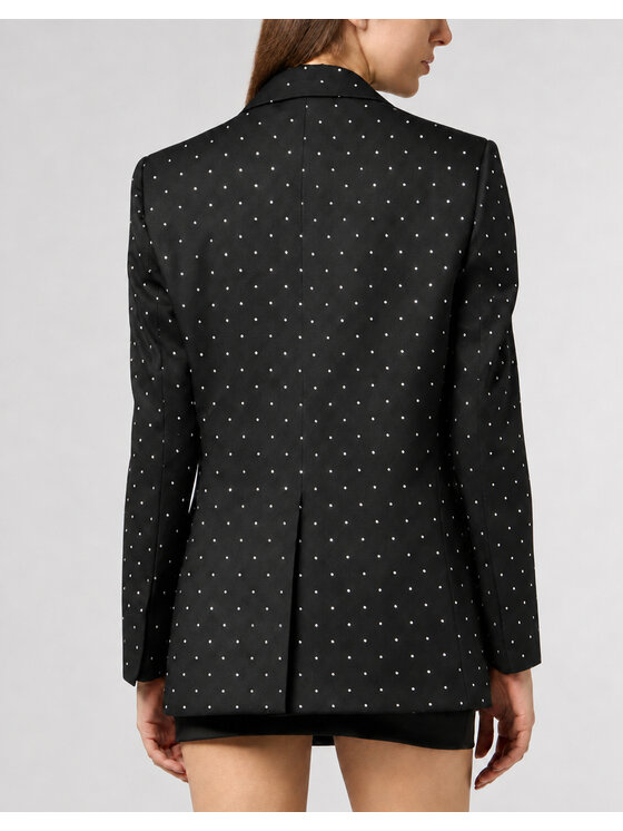 PHILIPP PLEIN PHILIPP PLEIN Marynarka 31570 Czarny Loose Fit