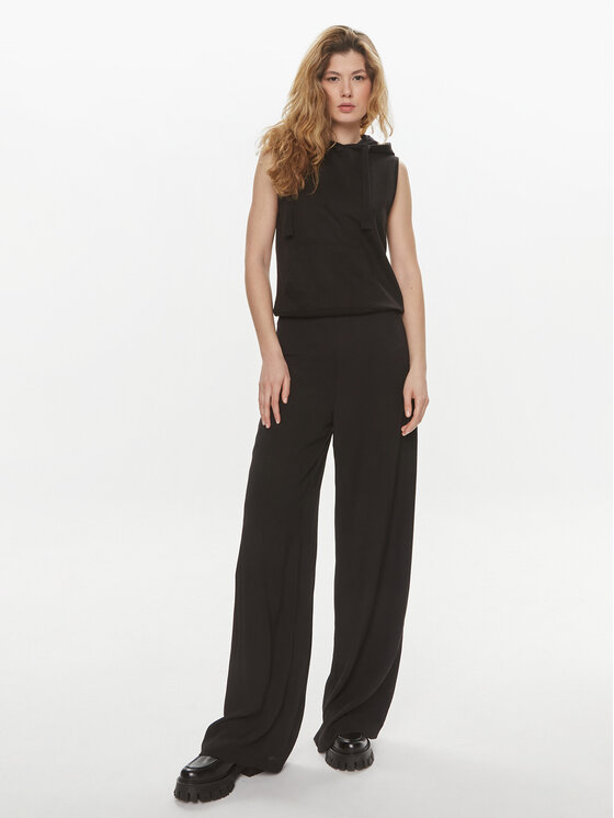 Brave Soul Brave Soul Bluza LSS-605FALLONBLK Czarny Straight Fit