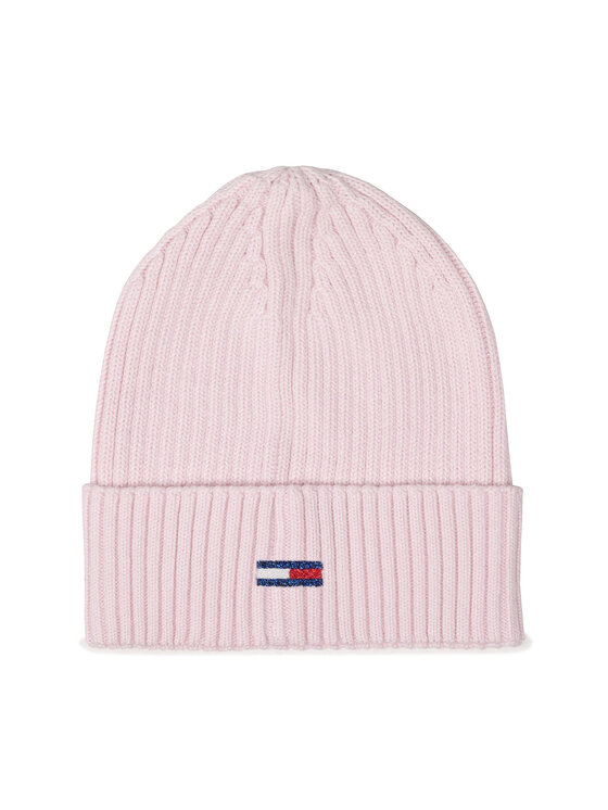 Tommy Jeans Berretto Tjw Ess Flag Beanie AW0AW10705 Rosa • Modivo.it