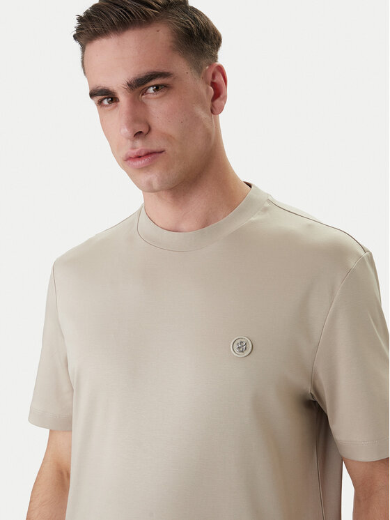 BOSS BOSS T-krekls C-Taut 01 50555844 Bēšs Regular Fit