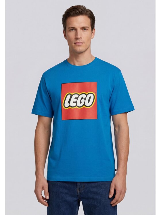LEGO LEGO T-Shirt Tace201 Niebieski Regular Fit