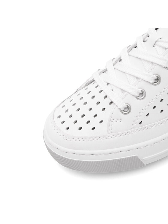 Rieker Rieker Sneakersy L8849-80 Biały