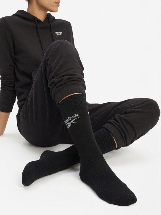 Reebok Reebok Șosete lungi R0367-SS24 (3-pack) Negru