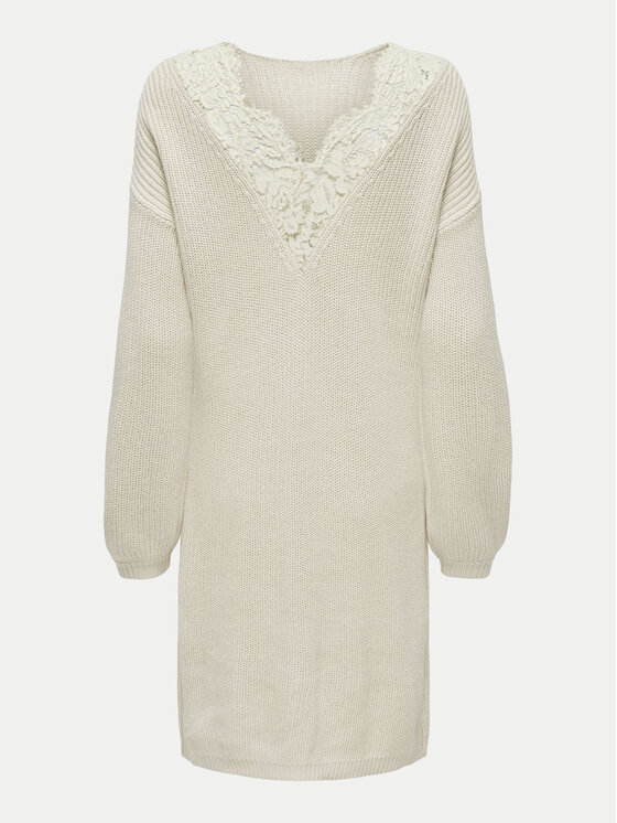 ONLY ONLY Trikotāžas kleita Xenia 15243197 Bēšs Regular Fit