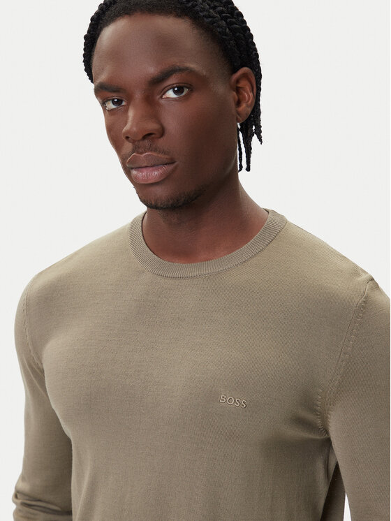 BOSS BOSS Pullover Botto-L 50476364 Braun Regular Fit