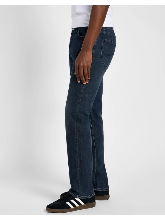 Lee Lee Jeansy Straight Fit XM - Extreme Motion - Tapered Leg Niebieski Tapered Fit