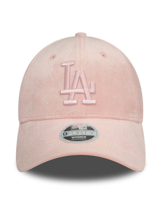 New Era New Era Czapka z daszkiem Wmns Velour 940 La Dodgers 60503610 Różowy