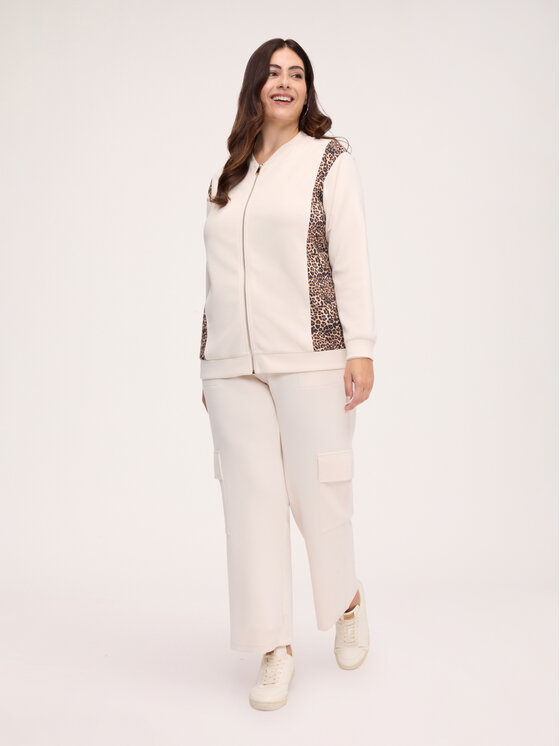 Fiorella Rubino Fiorella Rubino Bluza G881L009505N0R2 Kremowy Regular Fit