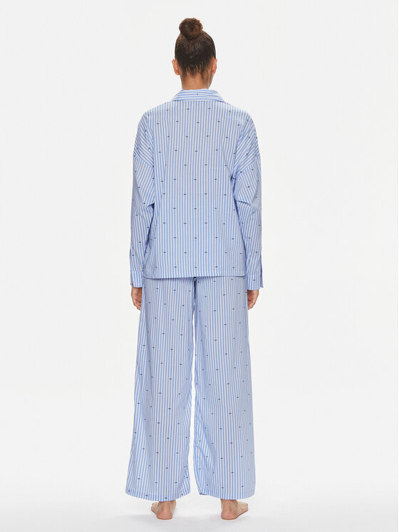 DKNY DKNY Pidžama YI90008 Plava Regular Fit