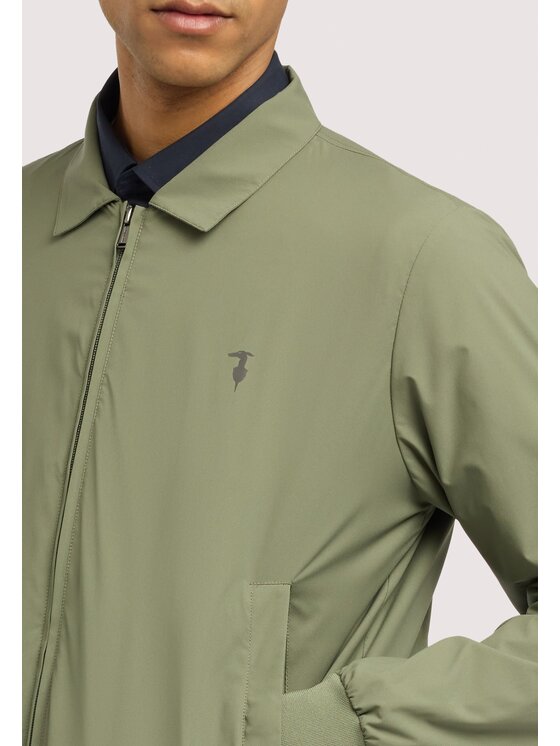Trussardi Trussardi Płaszcz zimowy R025M000049N035 Zielony Regular Fit