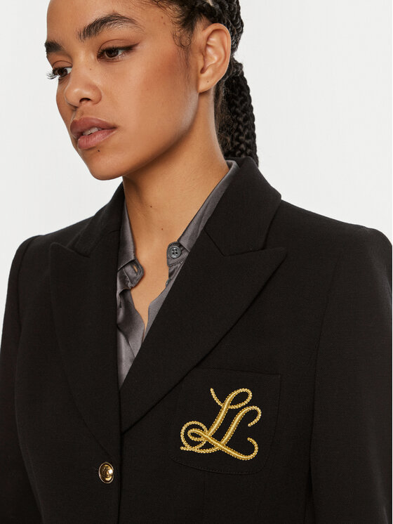 Luisa Spagnoli Luisa Spagnoli Suknjič Merilu 541287 Črna Slim Fit