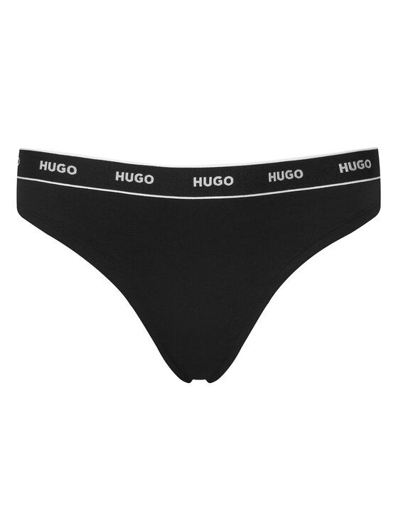 HUGO HUGO Komplet stringów Triplet Thong Stripe 50545680 Kolorowy