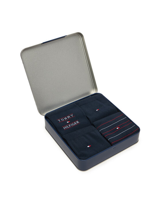 Tommy Hilfiger Tommy Hilfiger Skarpety długie 701241158 Granatowy