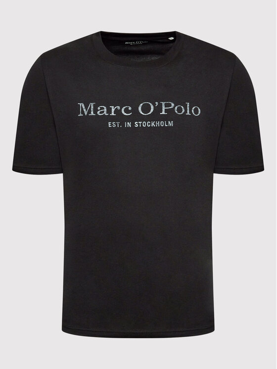 Marc O'Polo Marc O'Polo Póló B21 2012 51052 Fekete Regular Fit