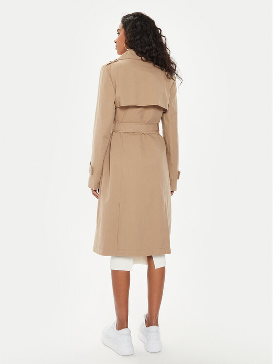Guess Guess Tenchcoat W4YL13 WGAI0 Beige Regular Fit