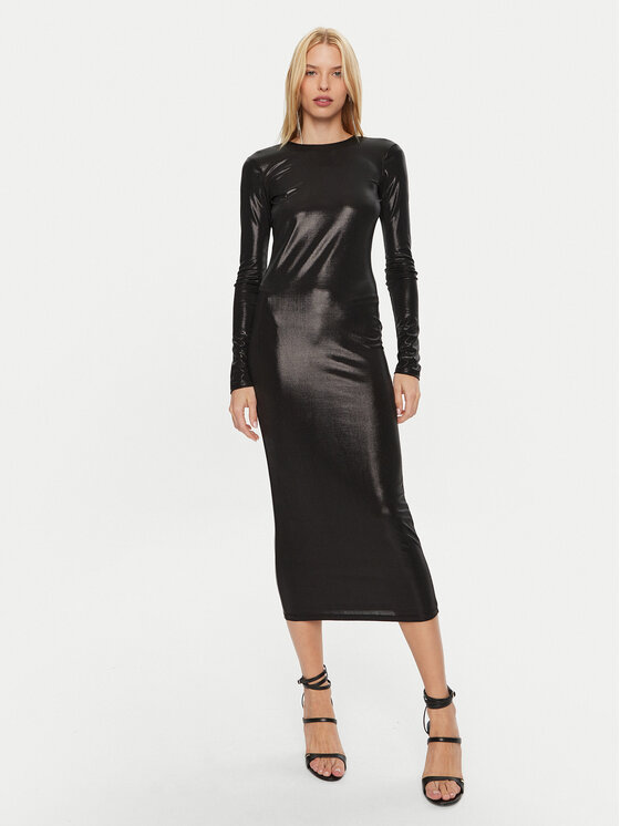 Patrizia Pepe Patrizia Pepe Φόρεμα κοκτέιλ 2A2856/J242-K459 Μαύρο Slim Fit