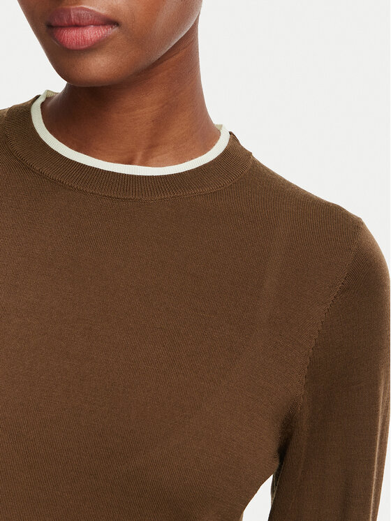 Marella Marella Sweter Prugna 2625366181 Brązowy Regular Fit