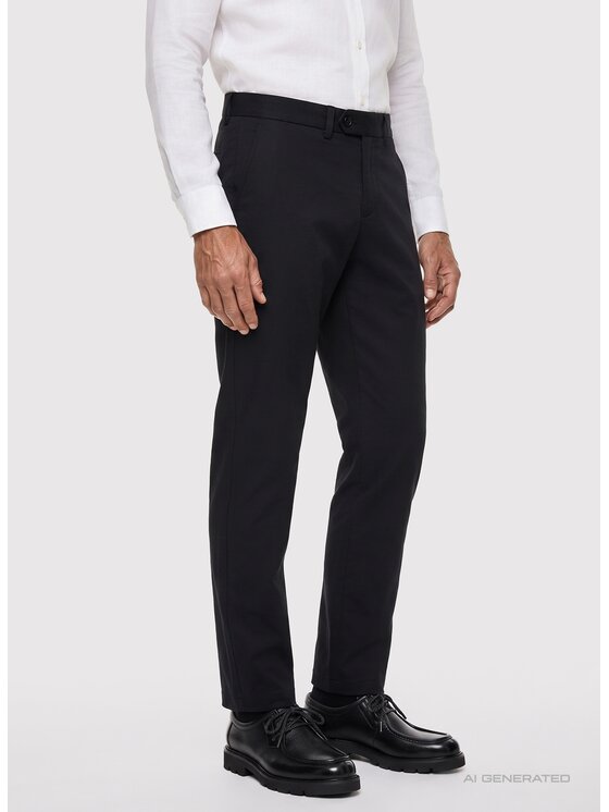 Pako Lorente Pako Lorente Chinosy P26WN-WX-010 Czarny Chino Fit