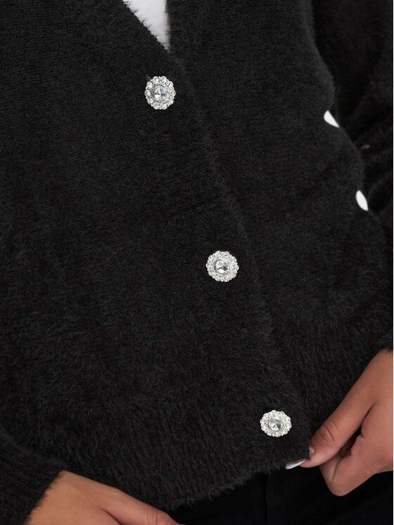 ONLY ONLY Cardigan ONLELLA PIUMO L/S CC KNT Nero Regular Fit